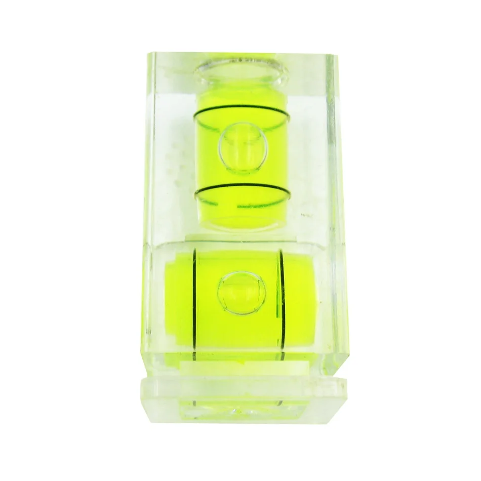 HACCURY Two Type Spirit Level Green Mini Bubble Level Hot shoe Level for Camera Accessories Size 33*19mm HACCURY Two Type Spirit Level Green Mini Bubble Level Hot shoe Level for Camera Accessories Size 33*19mm