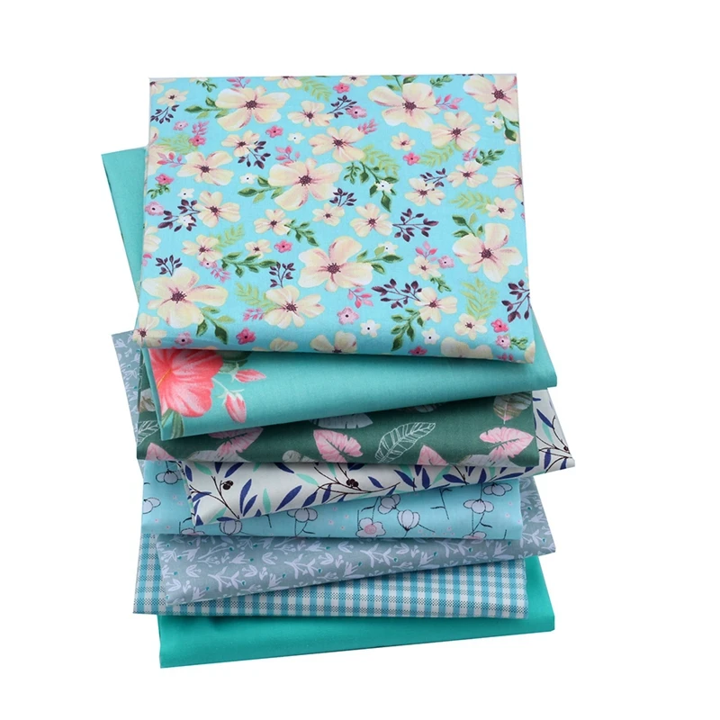 

ShuanShuo New Green Series Twill Cotton Fabric Patchwork Tissue Cloth Of Handmade DIY Quilting Sewing Textile Material 160*50cm