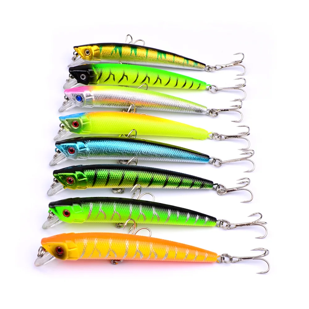 

1Pcs 9cm/8g Lifelike Stickbait Minnow Fishing Baits Lure Wobbler Crankbait Bionic Trolling Hard Bait Jerkbait Pesca
