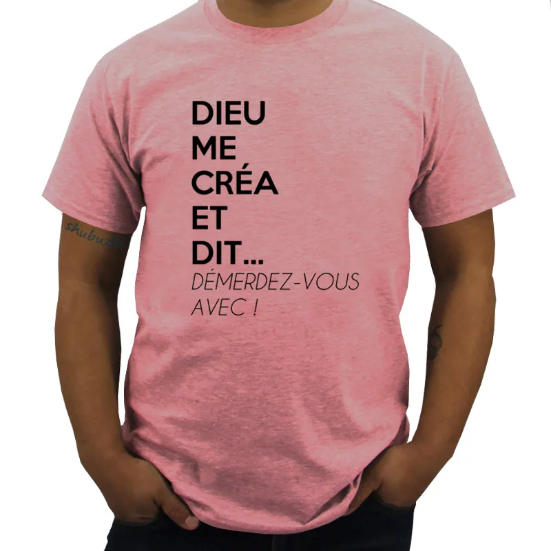Avoir Images Drole Humour Femme Dieu Me Crea Standard Unisex T Shirt Summer le plus cool par