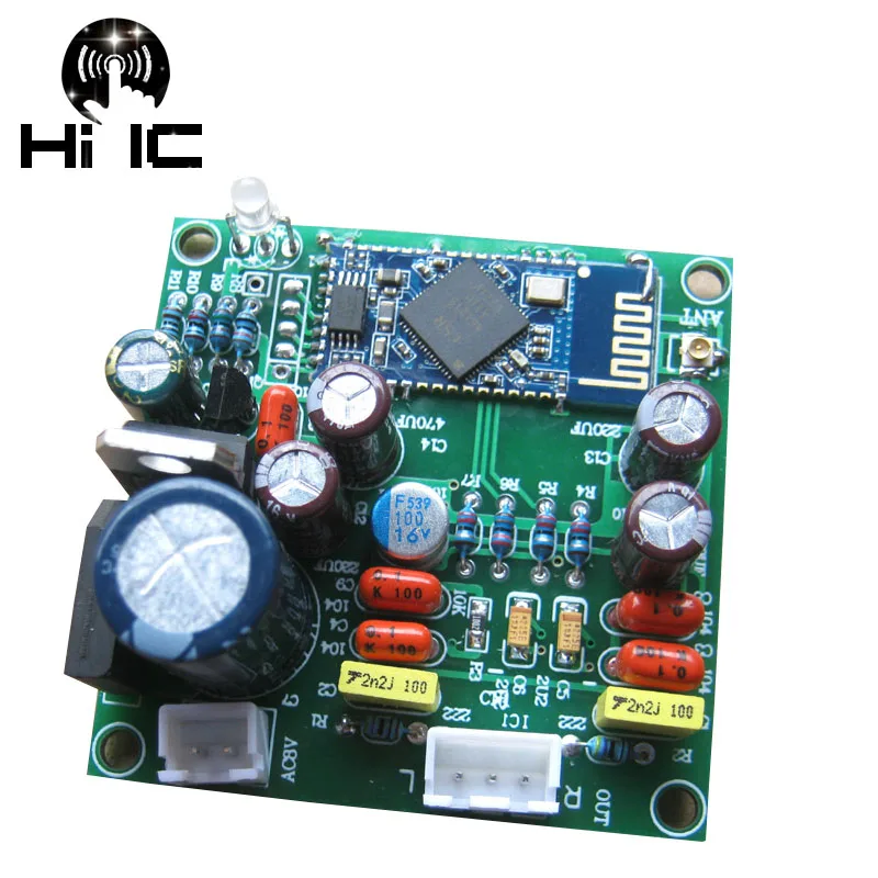 Беспроводной Hi Fi аудио приемник APTX без потерь Bluetooth 4 2 CSR A64215 PCM5102A декодер