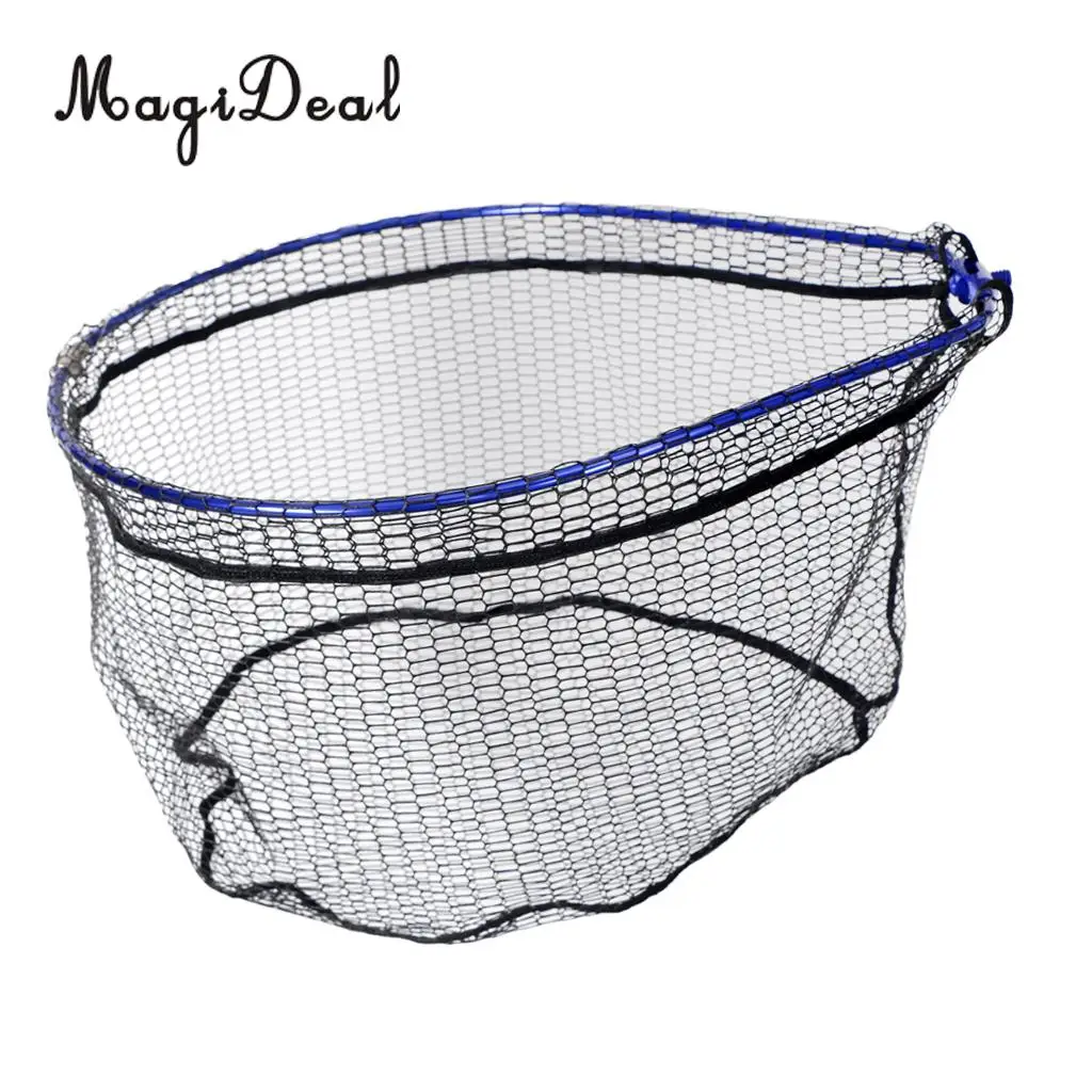Buy MagiDeal Foldable Carp Fishing Large Size Soft Mesh Fishing Landing Net