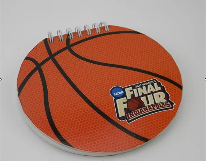 Professional supply lovely Shaped basketball sticky notices Customized