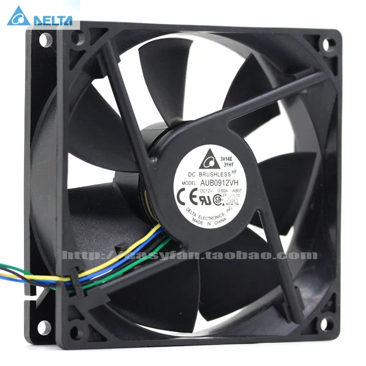 دلتا AFB0912VH = AUB0912VH 9 سنتيمتر 90 مللي متر 90*90*25 مللي متر 9225 DC 12 V 0.60A 4 -دبوس pwm الكمبيوتر وحدة المعالجة المركزية مراوح التبريد دلتا AFB0912VH = AUB0912VH 9 سنتيمتر 90 مللي متر 90*90*25 مللي متر 9225 DC 12 V 0.60A 4 -دبوس pwm الكمبيوتر وحدة المعالجة المركزية مراوح التبريد
