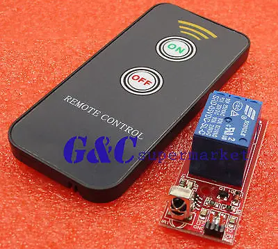 

1 Channel Infrared Switch Relay Driving Module Board 5V Active Remote Controller