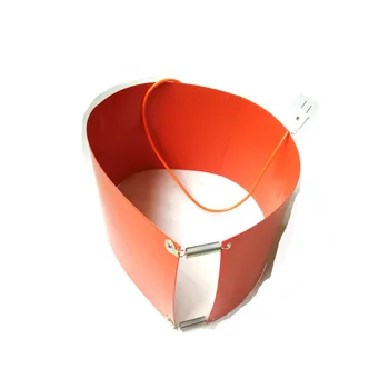 

230v 200*1250*1.5mm silicone gas tank heater 600w dial thermostat on pad 2000mm lead wire