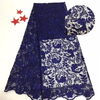 

Hot selling lady apparel cloth series African tulle lace material French cord net lace fabric for sewing PDN458(5yards/lot)