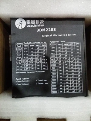 

Leadshine 3phase step driver 3DM2283 input voltage AC180-240V current 3.1-11.7A match motor 86 110 130