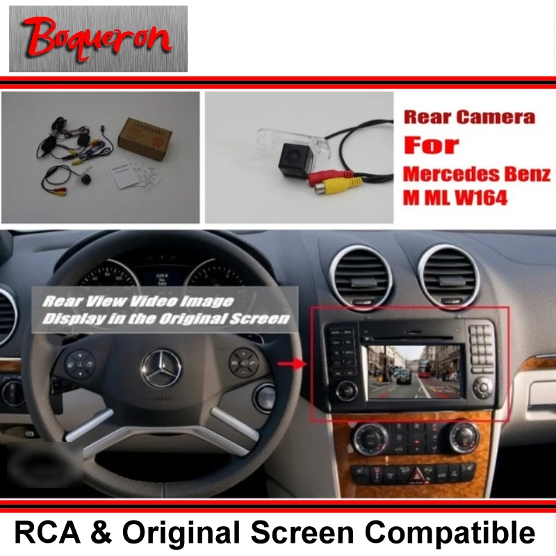 

Back Up Reverse Camera For Mercedes Benz M ML W164 ML450 ML350 ML300 ML250 - Rear View Camera / RCA & Original Screen Compatible