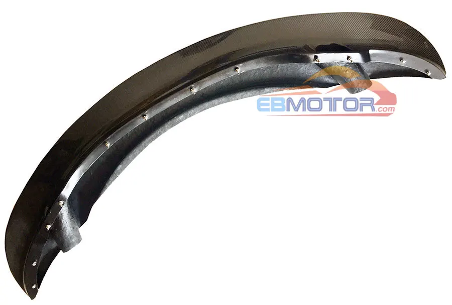 GT4 STYLE REAL CARBON FIBER FRONT LIP SPOILER FOR BMW 3 SERIES E90 E92 E93   M3 Coupe 2008-2013 B296