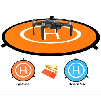 

Drone Fast-fold Luminous Parking Apron Foldable Landing Pad 55CM for SG906/SG900S/jjrc x12/SJRC F11 PRO/MJX B4W Dron Accessories