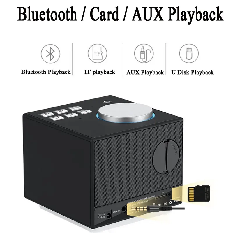 2018 новый многофункциональный портативный беспроводной Bluetooth динамик сабвуфер