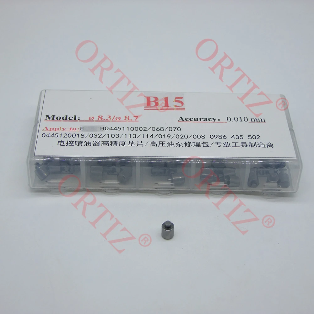 B15 common rail injector shims used for bosh fuel injector,size 8.400-8.490mm inyector parts (6)
