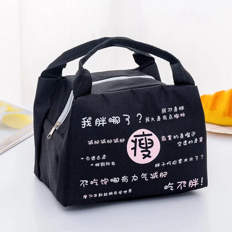 Изоляционная сумка для обеда, переносная термоизолированная коробка для обеда, для путешествий, необходимая сумка для пикника, обеденная коробка, чехол для еды, аксессуары для кухни - Цвет: Weight loss
