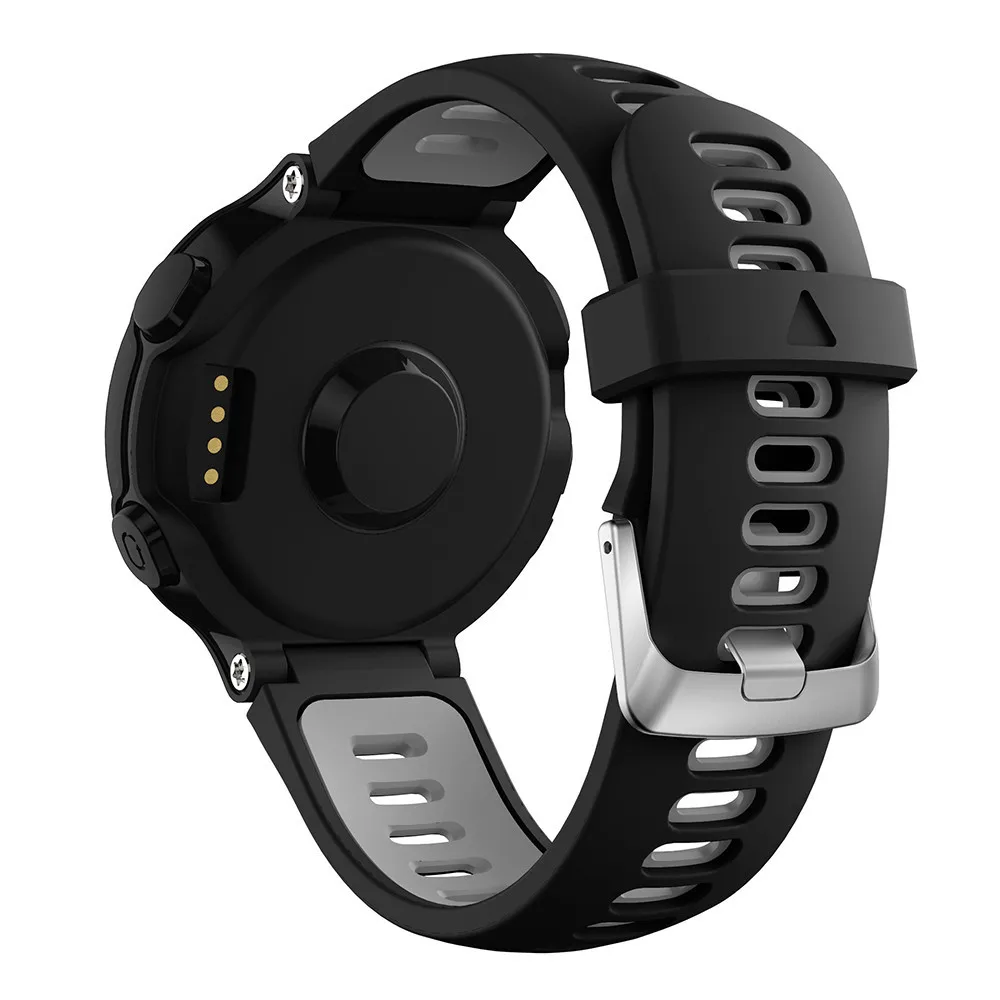  Silicone Replacement Watch Strap Wrist band Strap for Garmin Forerunner 230 235 220 620 630 Smart W - 33031816963