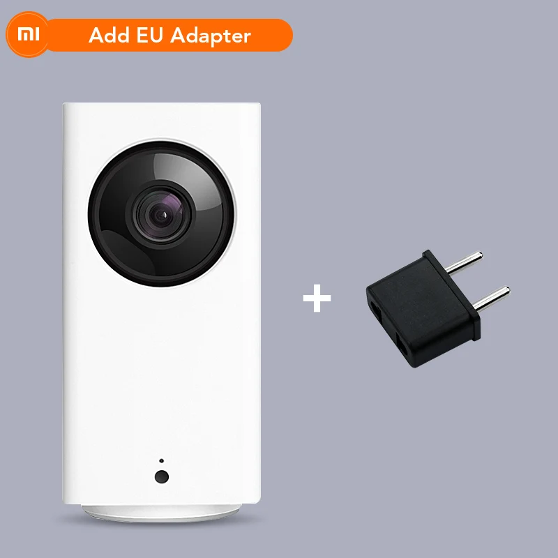 Xiao mi jia IP камера Dafang Интеллектуальный монитор 110 градусов 1080p HD интеллектуальная безопасность wifi ночное видение для mi Home App - Цветной: Add EU Adapter