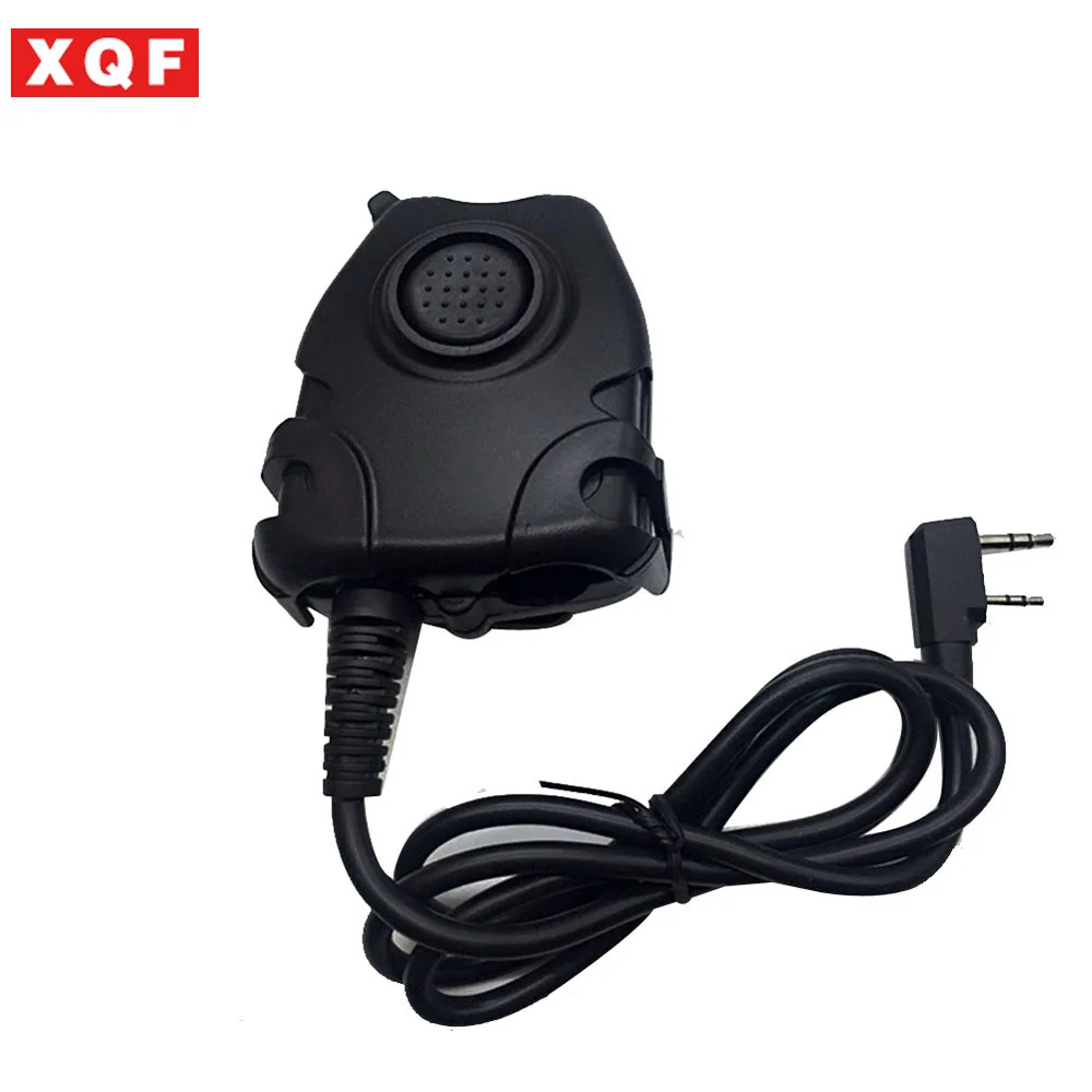 XQF водонепроницаемый PTT кабель для KENWOOD K штекер Z Tactical Comtac II H50 MSA SORDIN H60 HD01 HD02 HD03