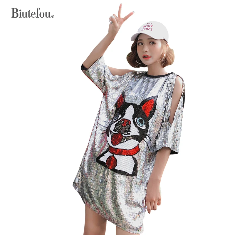 2021 New Arrival Summer Women Sequined Thin Hollow Out Dresses | Женская одежда