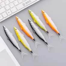 1 шт. креативная Милая ручка для моделирования рыбы своеобразная форма прекрасные Канцтовары, шариковая ручка автоматическая многоразовая шариковая ручка 5 мм