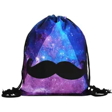 Echoshine женские нетканые сумки рюкзак с принтом букета карман Досуг Drawstring рюкзак студентов сумки A30