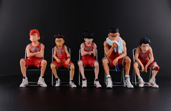 

Slam Dunk Classic Scene Shohoku Sakuragi Hanamichi Rukawa Kaede Takenori Akagi Stting Ver. Intermission PVC Action Figures