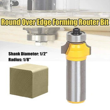 

1/2 Inch Shank Round Over Edge Forming Router Bit Set Milling Cutter Wood Cutter Woodworking Tool Milling Tools new