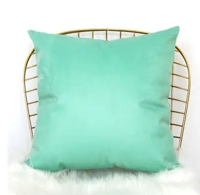 Мятно-зеленый чехол для подушки дивана геометрический чехол для подушки офис дивана поясная подушка чехлы для задней подушки для дома