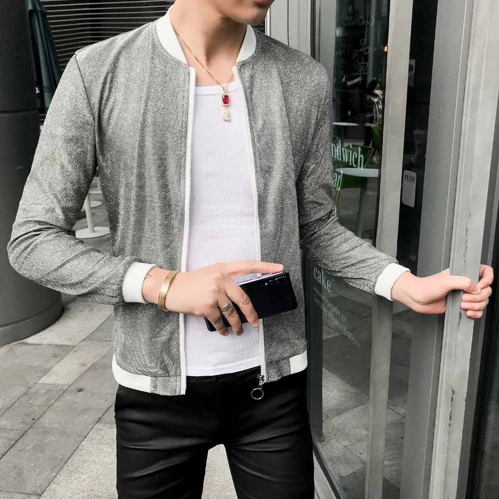 Chaqueta nueva a la moda para hombre 2019 ropa de protección ajustada chaqueta de bombardero de manga larga chaqueta Casual de hombre de calle 5XL M|Chaquetas| - AliExpress