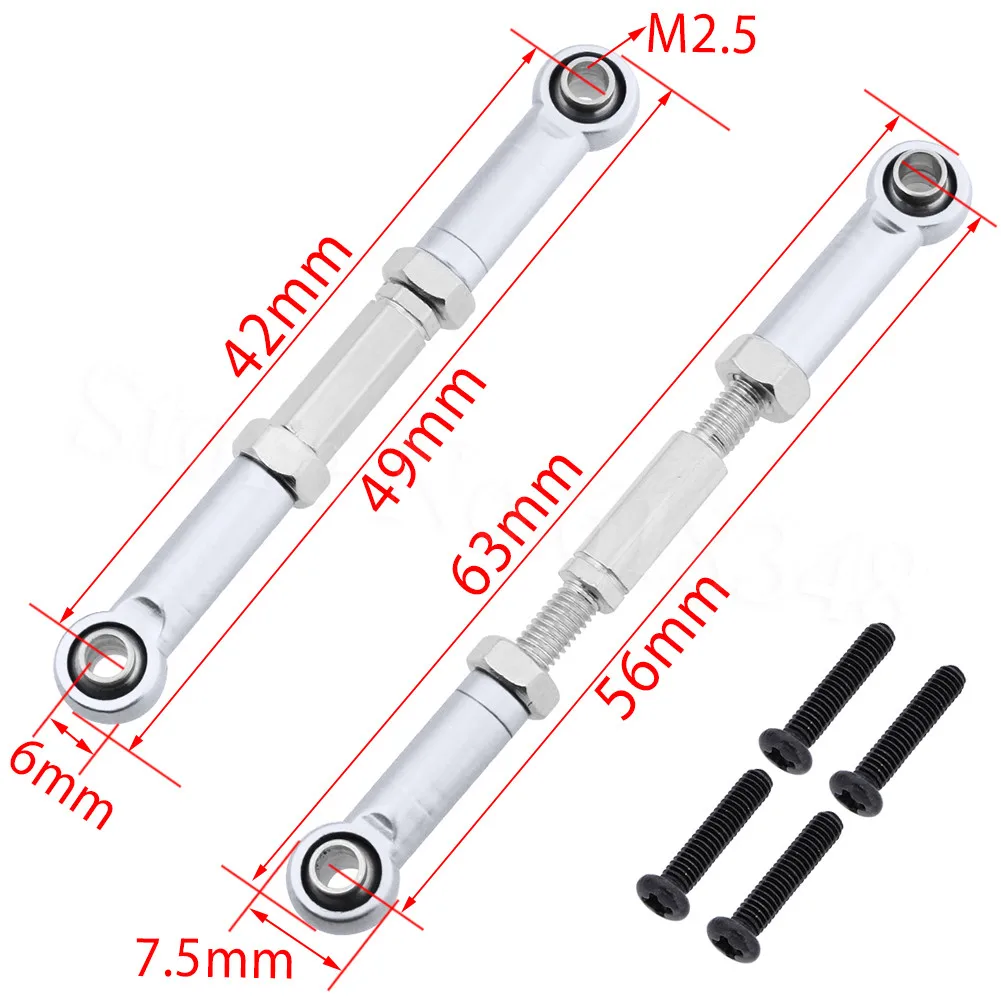 Bras De Suspension Inférieur RCAWD Pour Scorch/Hobbico/Dromida 1/18 - Réf. DIDC1018NB Bleu Foncé