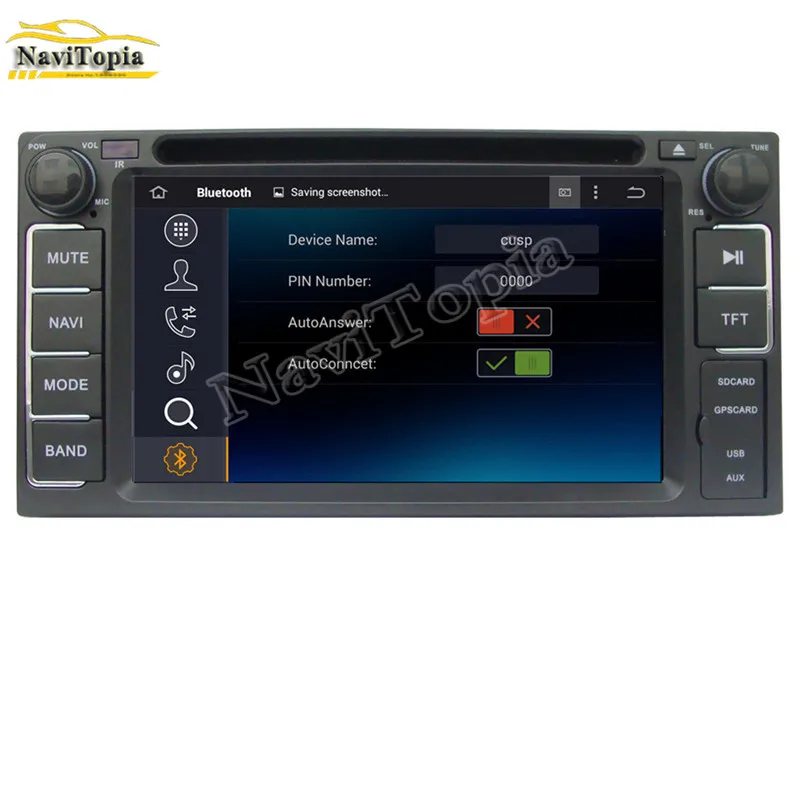 Clearance NAVITOPIA 4G RAM 64G ROM PX6 Six Core Android 9.0 Car DVD GPS Navigation for Toyota Innova for Toyota Corolla/Camry 2006 2007- 5