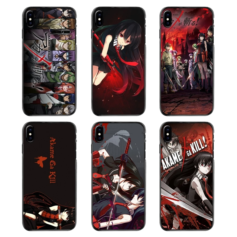 Akame Ga Kill Anime zerochan Manga For iPhone 4 4S 5 5S 5C SE 6 6S 7 8 Plus X XR XS Max iPod Touch Mobile Phone Case Cover |