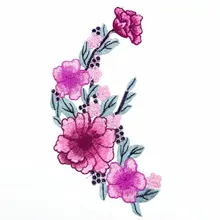 Новая мода DIY Аппликация вода растворимая вышивка костюм украшение трехмерные цветные Переводные изображения аппликация аксессуары