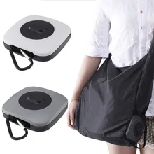 Многоразовая сумка для покупок сверхмощная нейлоновая складная сумка для продуктов с вращающейся складной коробкой для хранения Лучшая-WT