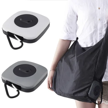 

Multifunctional Durable Shoppingbag Reusable Shopping Bag Heavy Duty Nylon Foldable Grocery Tote Bags With Revolving Storage Box