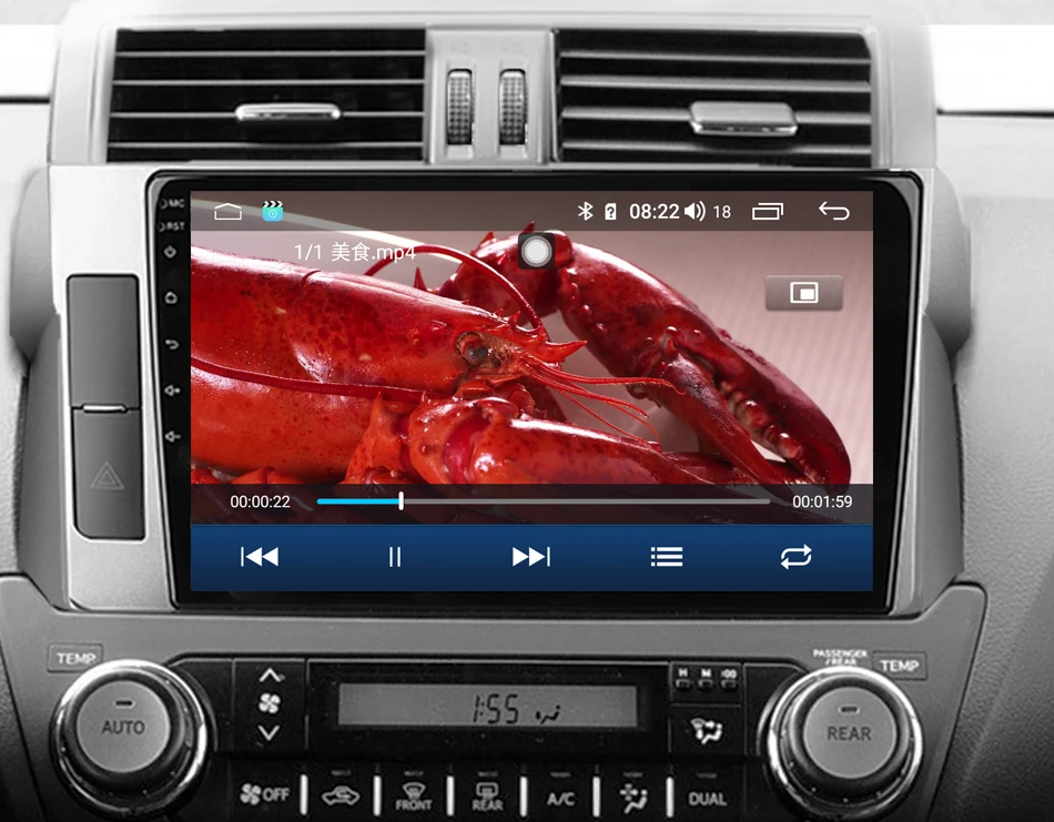 Best Idoing 9" 2.5D 4G+64G Android 8.1 Car Radio Multimedia GPS Player For Toyota LAND CRUISER PRADO 150 2013-2017 DSP NO 2DIN DVD 6