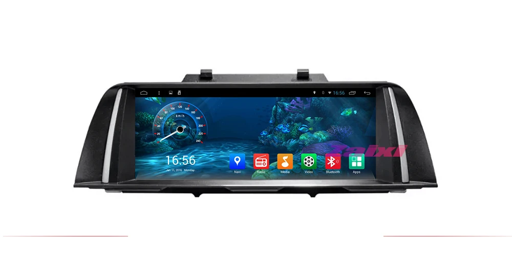 Top For BMW 5 Series F10 F11 2013~2016 NBT Car multimedia Android Auto radio Car Radio GPS player Bluetooth WiFi Mirror link Map HD 1