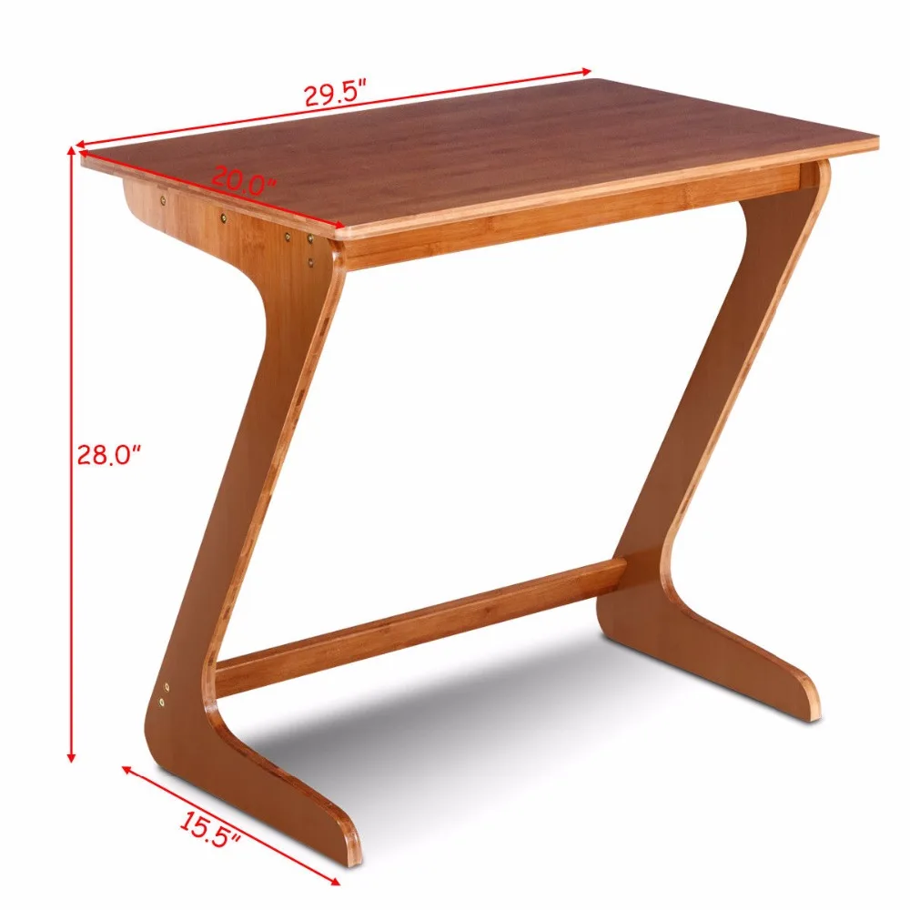  Giantex Bamboo Sofa Table TV Tray Laptop Desk Coffee End Table Bed Side Snack Table New Home Furnit