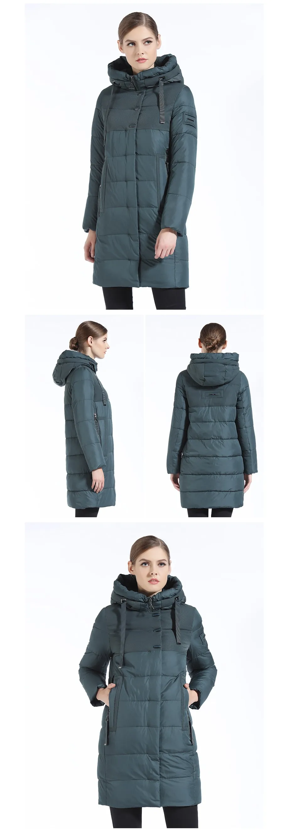 GASMAN New Winter Fashion Down Jackets And Coats Hooded Long Bio Down Parka Brand Casual Overcoats Female Jacket Winter