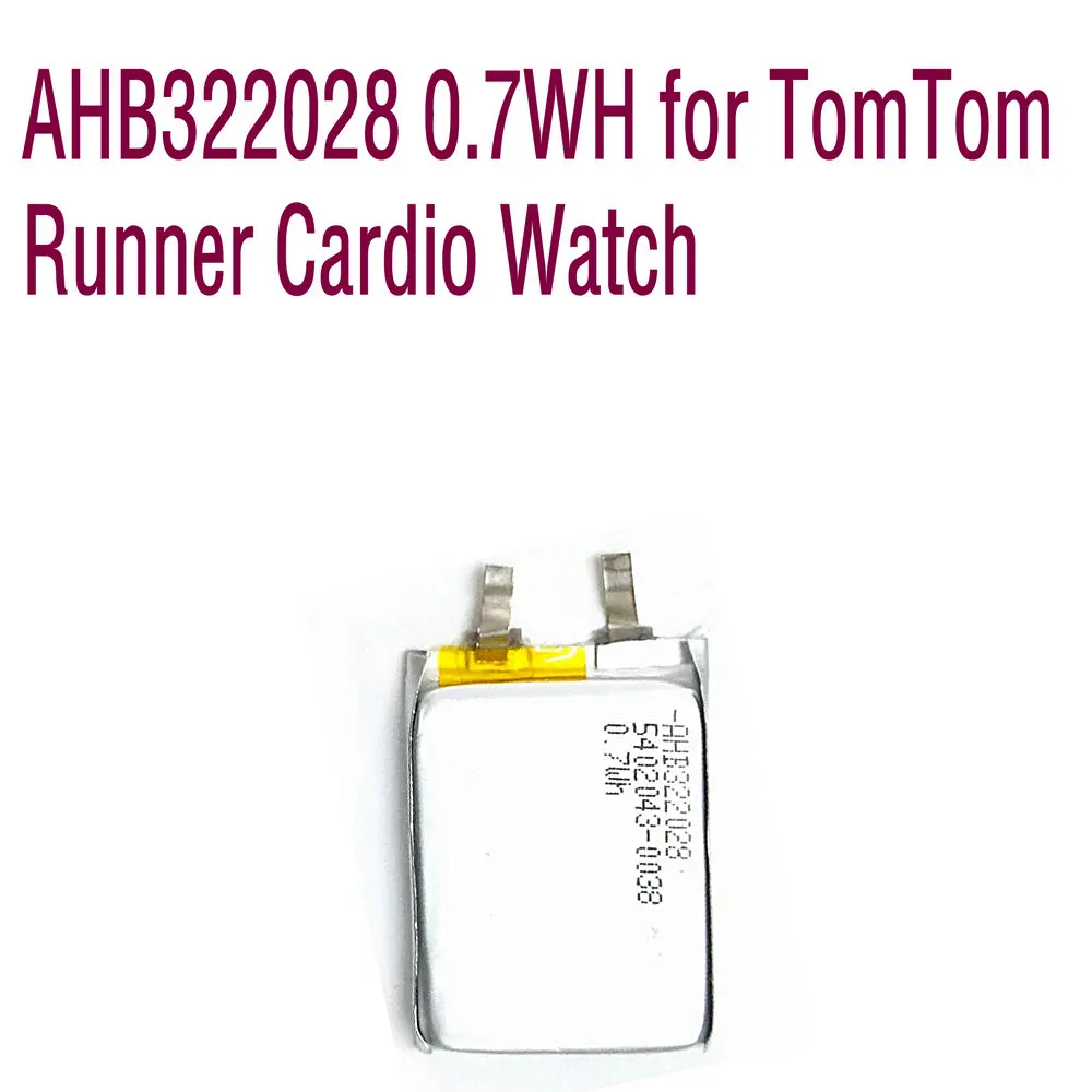 

AHB322028 0.7WH Battery for TomTom runner cardio Watch Battery Built-in High quality Li-ion Battery Authentic NEW Original