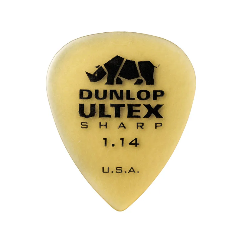 Dunlop Ultex Sharp медиатор для гитары медиатор 0,73 мм-2,0 мм бас медиатор акустическая для классической электрогитары запчасти медиатор для гитары s - Цвет: 1.14mm