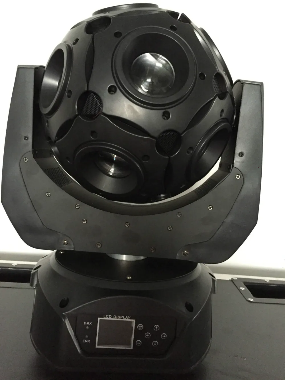 Nuevas luces de dj 12 unids de fútbol a todo color led viga principal móvil de la luz led al aire libre luz de la etapa para culb