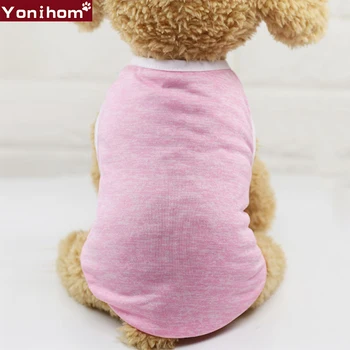 

Cat Pet Sweater T Shirt Dog Vest Soft Clothes for Dogs French Bulldog Chihuahua Yorkie Cheap Pet Clothes for Dogs Cat Puppy Vest