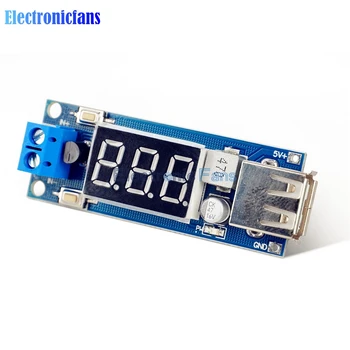 

Automatic Protection! 10Pcs/Lot DC 4.5-40V To 5V 2A USB Charger LED Step-down Buck Converter Voltmeter Module Low Power