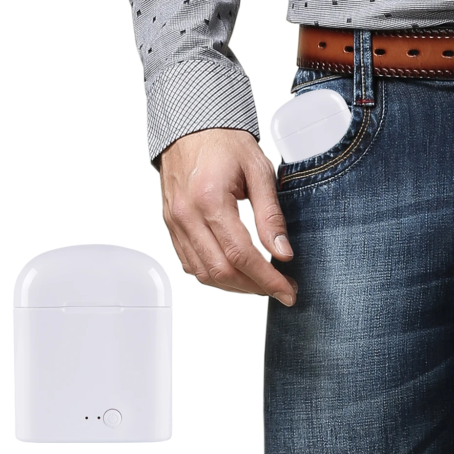 Беспроводные наушники Мини Bluetooth стерео бас гарнитура для телефона