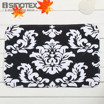 

Door Mats Floral Printed Anti-Slip Polyester Carpet Floor For Living Room Bathing Room Floor Mat Coral Fleece 1PCS/Lot