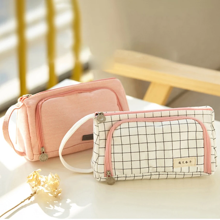 Большой Ёмкость Pencilcase очаровательный пенал для карандашей Kawaii школы пенал портативный Карандаш сумка чехол для карандашей ящик для студентов