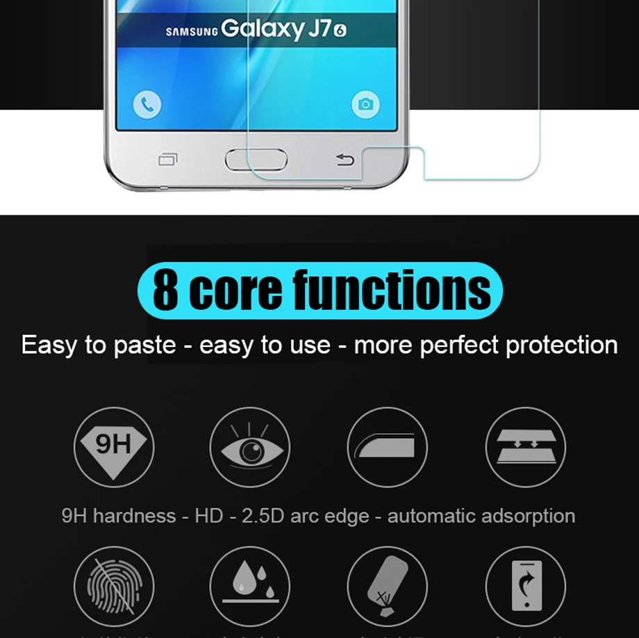 YOYIC 9H закаленное стекло для samsung Galaxy J3 J5 J7 J4 J6 Защитное стекло для экрана Защитная пленка s
