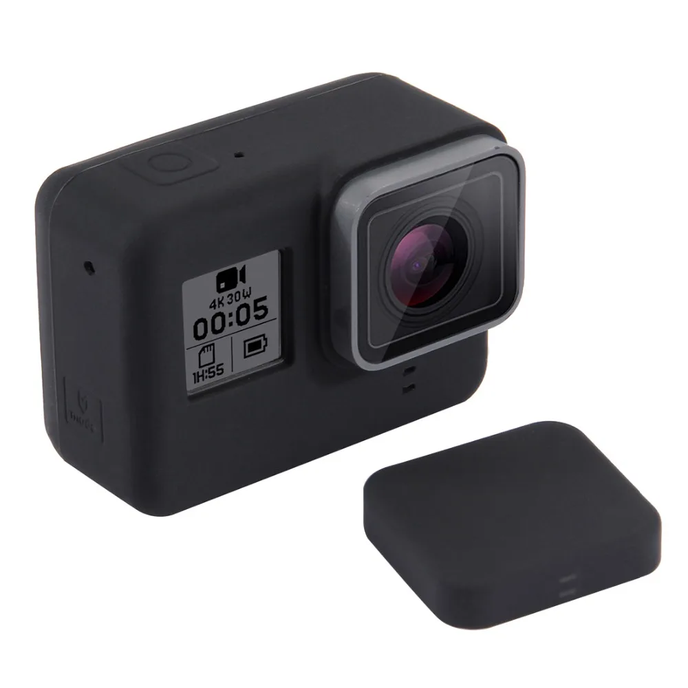 For GoPro HERO5 Silicone Protective Case with Lens Coverin Sports