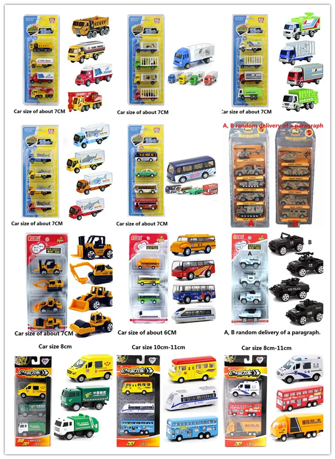 4pcs 1 64 Caravan Armored Car Trains Alloy car model Children s font b toy b
