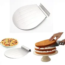 

Silver Stainless Pastry Shovel Cake Transfer Tray Moving Plate Household Kitchen Bakery Baking Tools Gadgets Cake Lifter